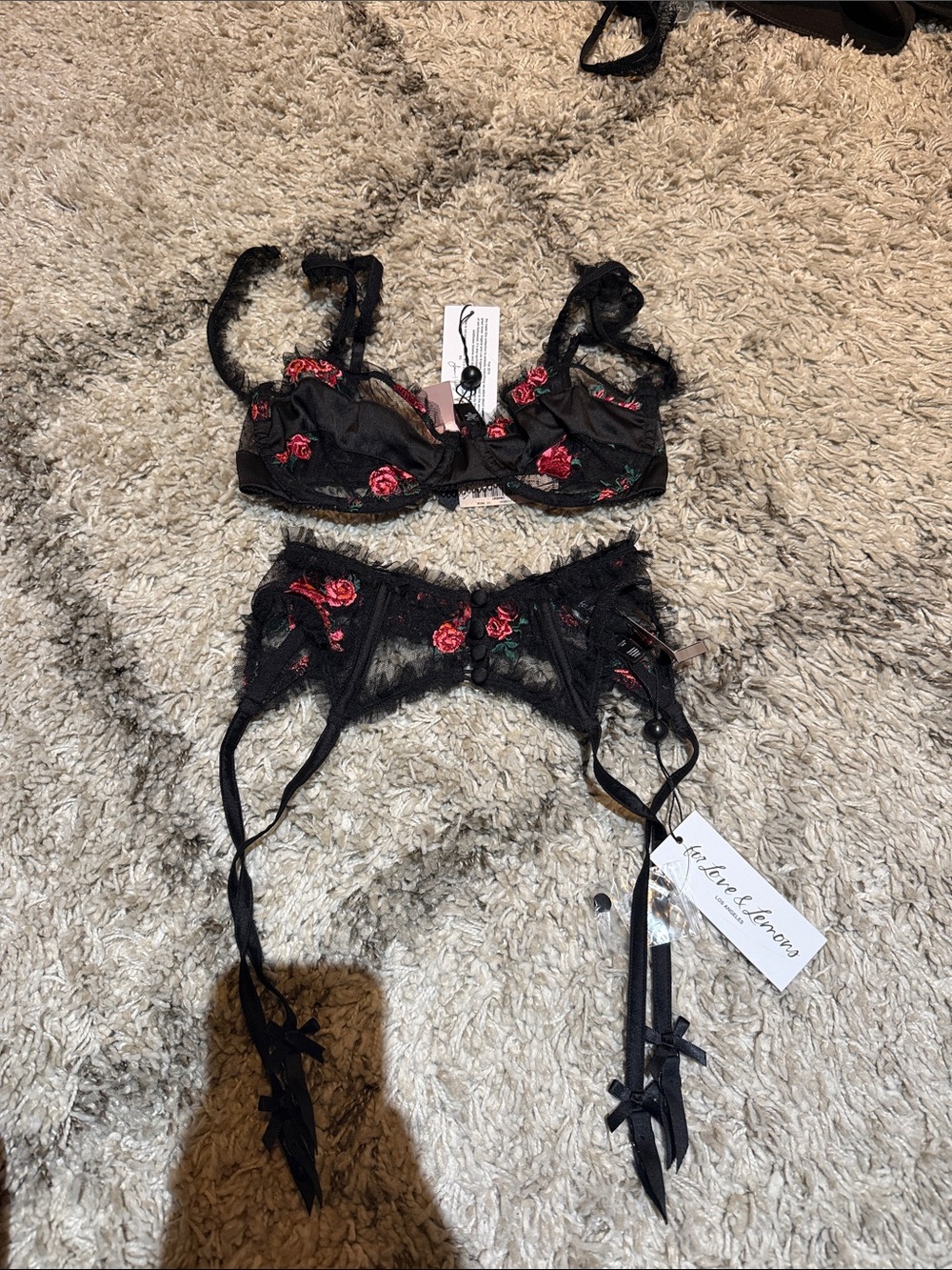 For love & lemons lingerie set